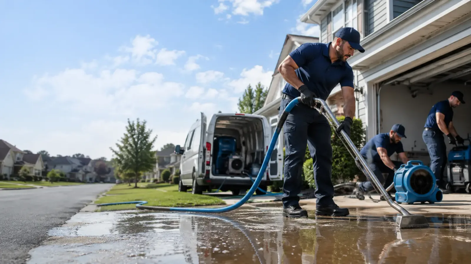 Flood Damage Restoration in Petroleum, IN